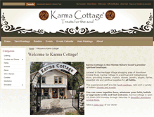 Tablet Screenshot of karmacottage.com